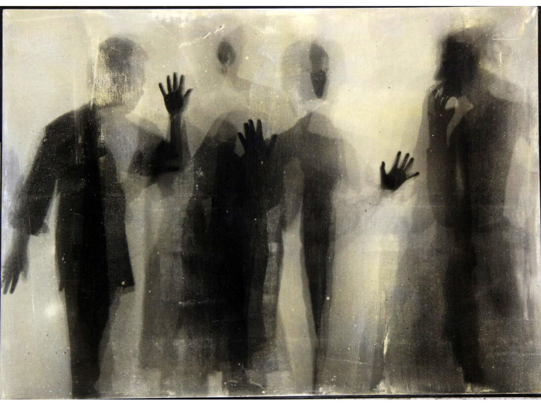 Nikos Kessanlis, no 082, liquid emulsion on canvas, 133 x 183 cm