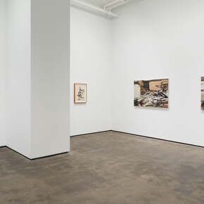 Luke Agada, When the center holds, exhibition view. Courtesy of Sean Kelly