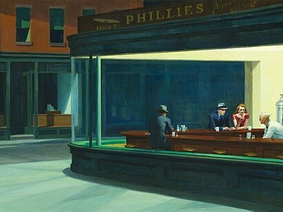 Nighthawks, Edward Hopper,1942
