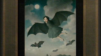 Stephen Mackey, Pipistrelle, 2014, oil on panel