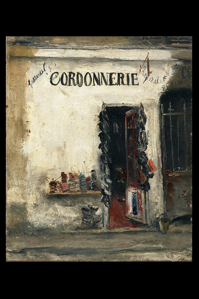 Yuzo Saeki, La Cordonnerie (Shoe-Repairer's Shop), 1925, Ishibashi Foundation, Artizon Museum

