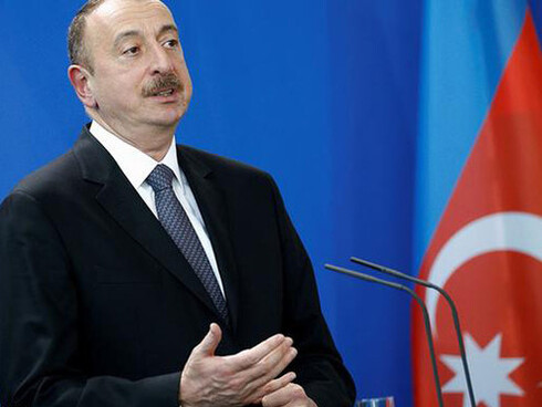 Il presidente azero Ilham Aliyev