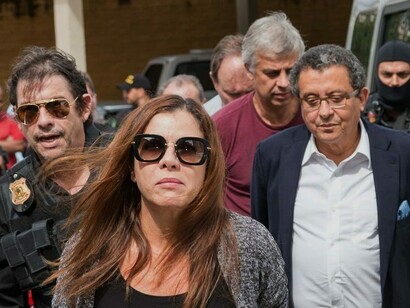 Mônica Moura, esposa de João Santana y también en el centro del escándalo