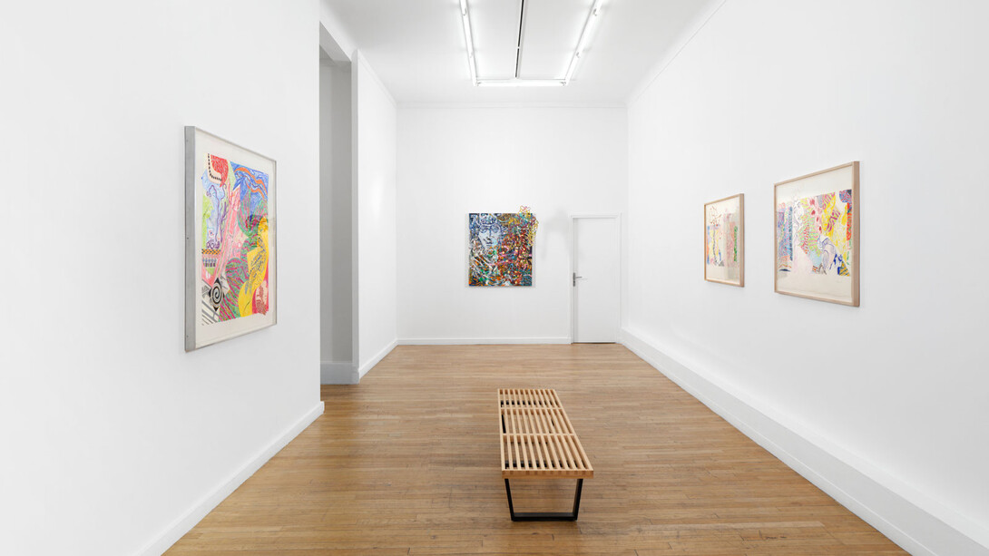 Nancy Graves, Everyone scurries, vue de l'exposition. Avec l'aimable autorisation de la Galerie Ceysson & Bénétière