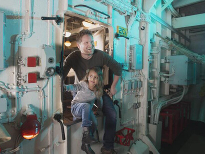 Explore HMS Belfast. Courtesy of HMS Belfast