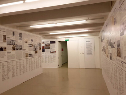 Documentary exhibition. Courtesy of MG+MSUM