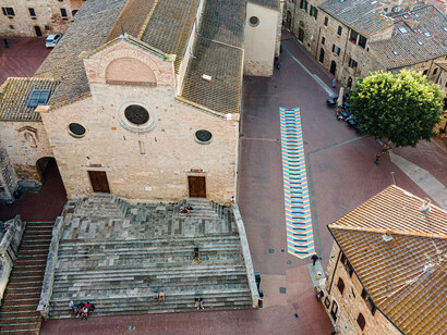 Induction Chromatique Walkway,the artist and Galleria Continua, photo by David Pistolesi