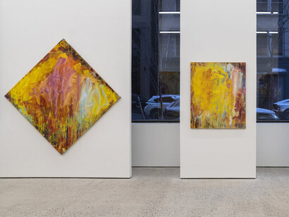 Frank Holliday, Wish you were here, exhibition view. Courtesy of Swivel Gallery