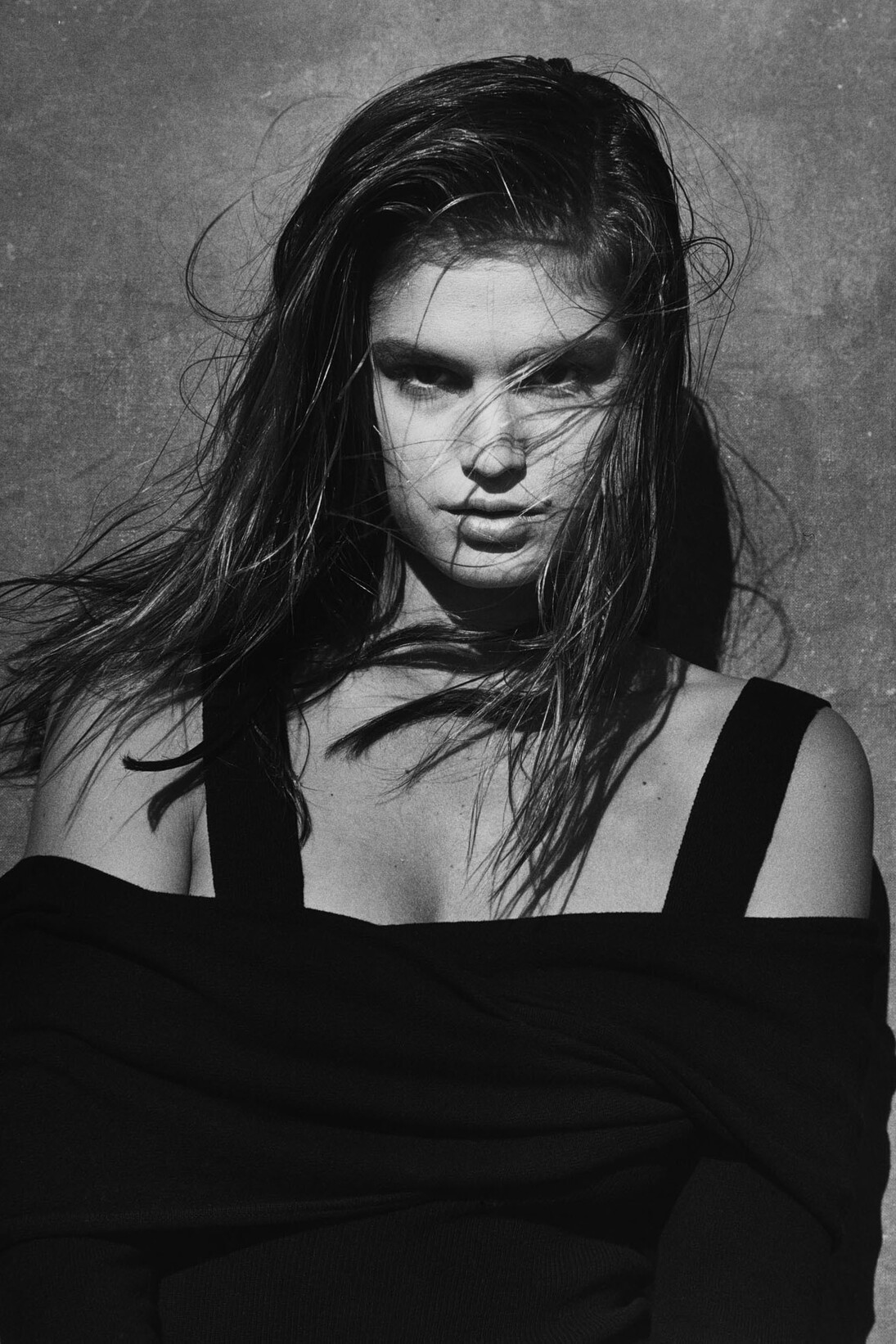 Albert Watson, Blumarine, San Francisco – autunno/inverno 1989/90. Modella: Cindy Crawford. Photo by Albert Watson