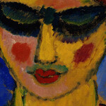 Alexej Jawlensky, Mädchen mit niedergeschlagenen Augen, um 1912