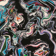 Luigi Boille, Sturm su Berlino, 1963, olio su tela, cm 146 x 114