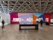 David Hockney, Portraits in print, exhibition view. Courtesy of National Gallery of Australia