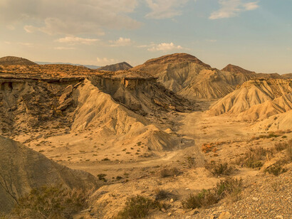 El desierto de Tabernas en Almería, Andalucía (España)