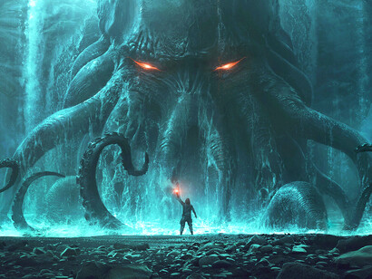 Representación del despertar de Cthulhu