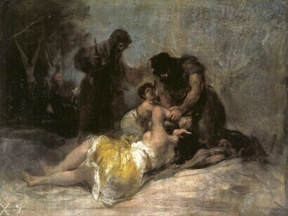 Francisco Goya, Rape and Murder Scene, (1808)