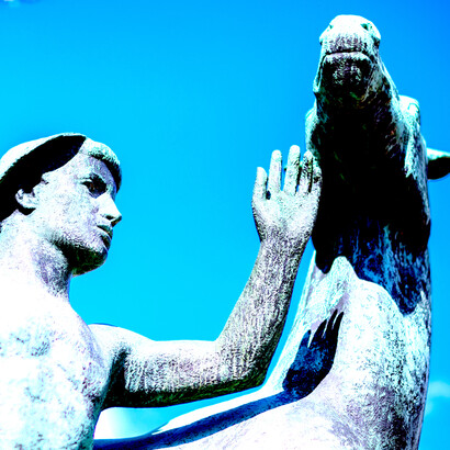 Mann mit Pferd (1957)