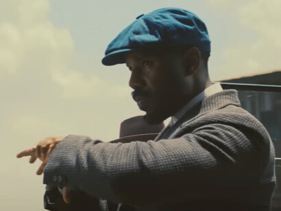 Clad in period threads and shadowed by a rusted juke joint, Jordan’s gaze hints at the ghosts—real and metaphorical—that haunt the Southern Gothic heartbeat of Sinners