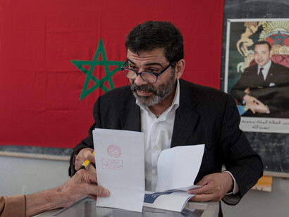 Votations at the Moroccan parliamentary elections