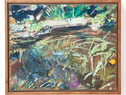 Anthony Eyton RA: Avalanche. Courtesy of RA250