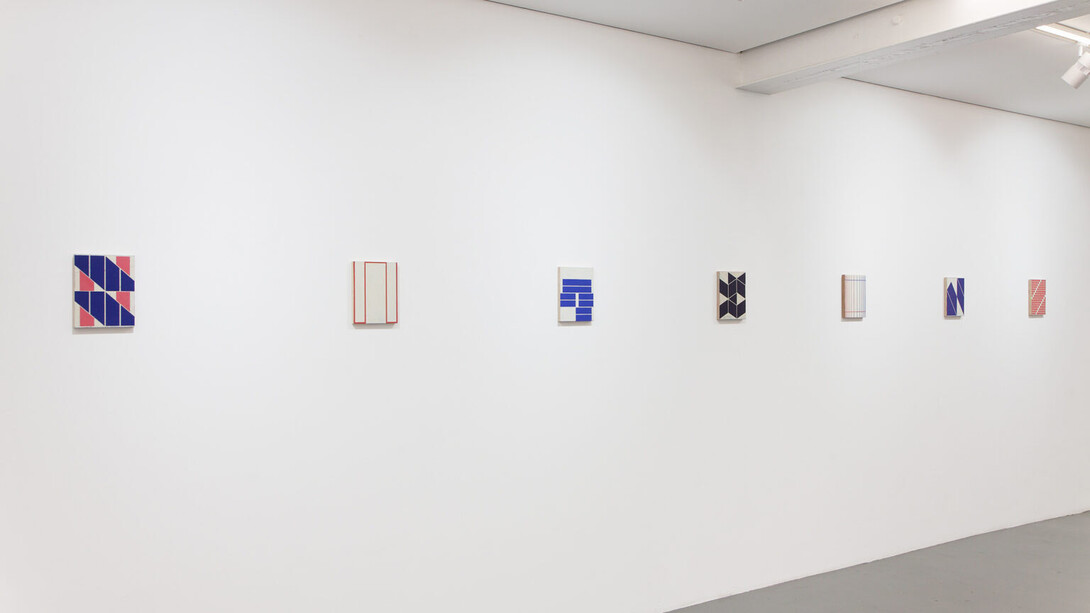 Alain Biltereyst, Magenta, exhibition view. Courtesy of Xippas