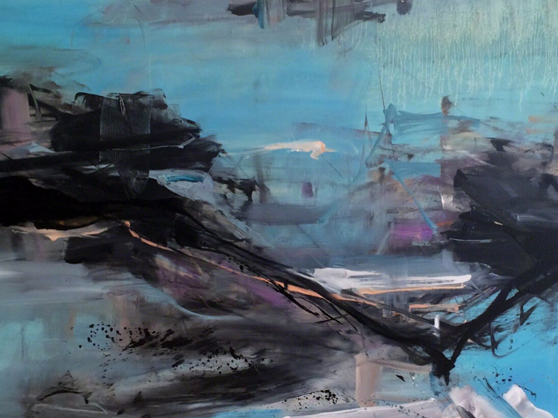 Tom Lieber, Turquoise Swell, 2016. Courtesy of Dolby Chadwick Gallery