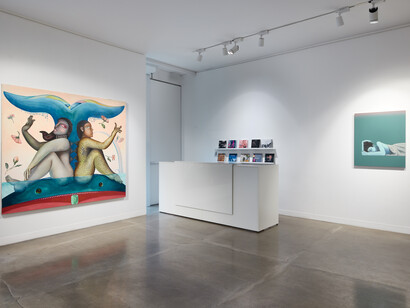 Installation View, Contemporary Figuration: Between Body & Metaphor, 2023. Courtesy of JD Malat Gallery