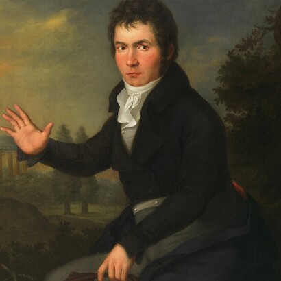 Josef Willibrord Mähler, Ritratto di Ludwig van Beethoven, 1804-1805 circa, Collezione del Museo di Vienna. Nonostante la progressiva perdita dell’udito, Beethoven ha continuato a comporre capolavori come la "Nona Sinfonia", dimostrando un’eccezionale determinazione  