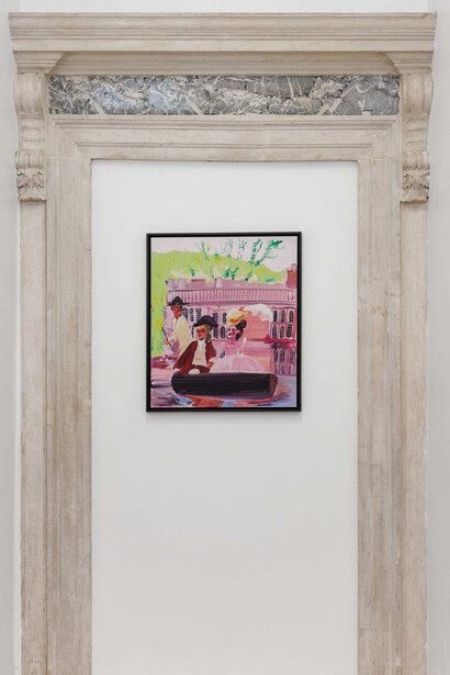 Genieve Figgis, Unearthly pursuits, vista della mostra. Per gentile concessione di Almine Rech