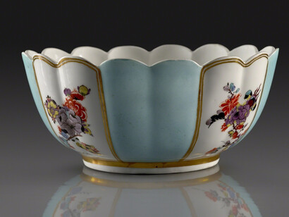 Meissen Porcelain Factory, Fluted Bowl, ca. 1730. Courtesy of The Frick