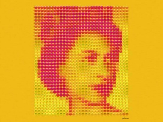 Keith Hyanes, Acid Queen, 99 cm x 86 cm