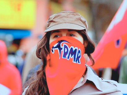 Manifestación del Frente Patriótico Manuel Rodríguez (FPMR) 