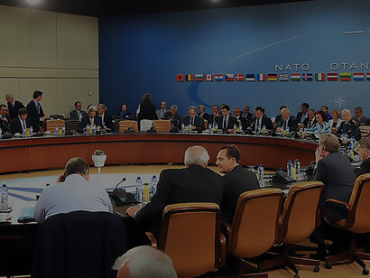 John Kerry and foreign ministers in NATO-Ukraine Commission Session, Brussels, April 1, 2014