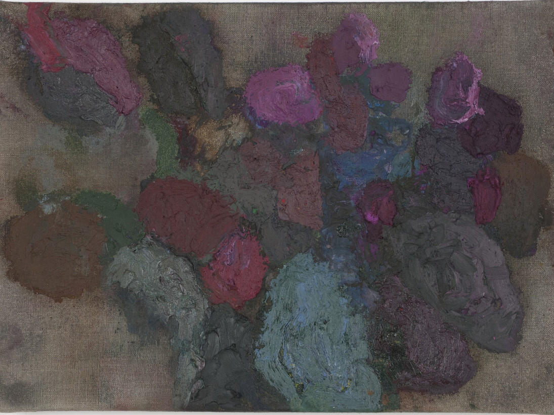 Cathy Wilkes, Untitled 2012, Oil on canvas, 18 x 25 x 2 cm, Private Collection, Glasgow, Image Courtesy of The Artist and The Modern Institute/Toby Webster Ltd, Glasgow, Photo: Ruth Clark
