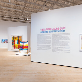 Tomashi Jackson, Across the universe, exhibition view. Courtesy of Contemporary Arts Museum