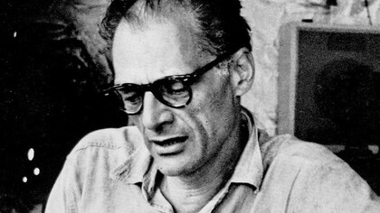El dramaturgo estadounidense Arthur Miller