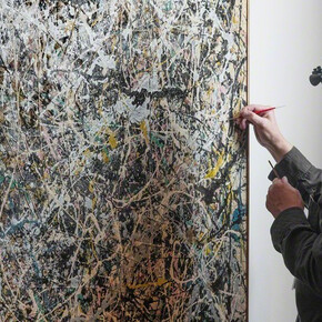 Jackson Pollock’s Number 1. Courtesy of MOCA