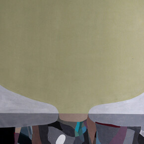 108, Senza Titolo, detail, 2015, acrylic and pencil on canvas, 100 x 120 cm