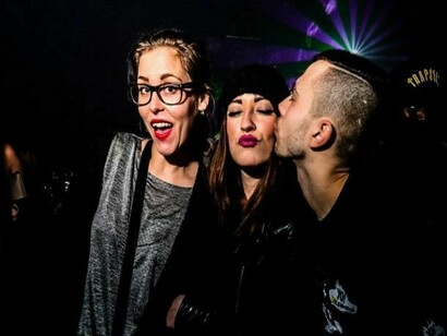 Having fun during a DJ session