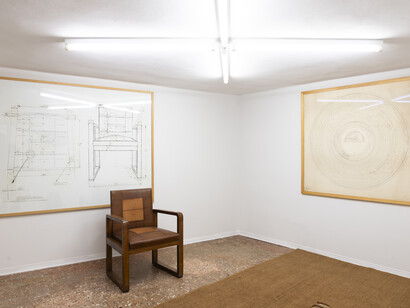 Fabio Mauri, L’esperimento del tempo, exhibition view. Courtesy of Galleria Michela Rizzo