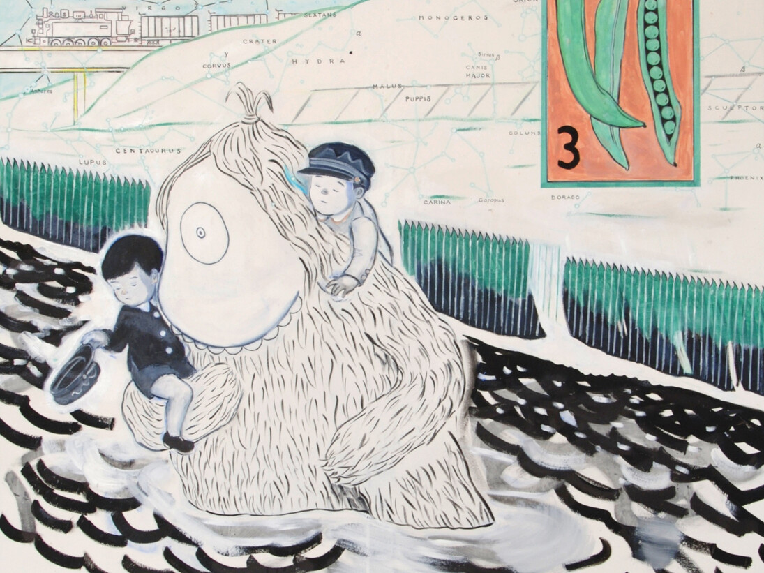 Keiji Ishida, Polaris (detail), 2015, oil on canvas © Keiji Ishida 