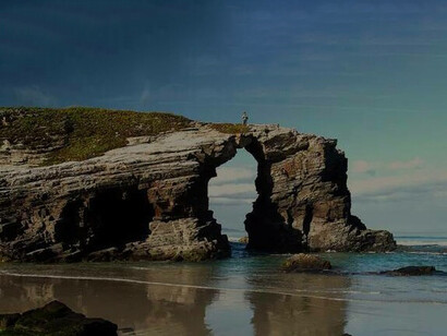 La Playa de las Catedrales has a majestic and comforting setting in A Coruña, Spain