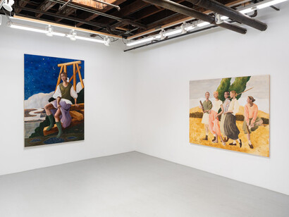 Beau Gabriel, Blackberry rondo, exhibition view. Courtesy of Carvalho Gallery