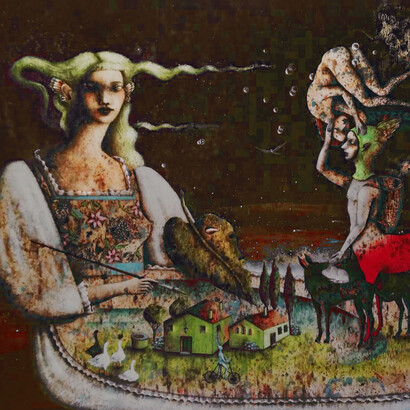 Octavia Monaco, La casa verde, particolare