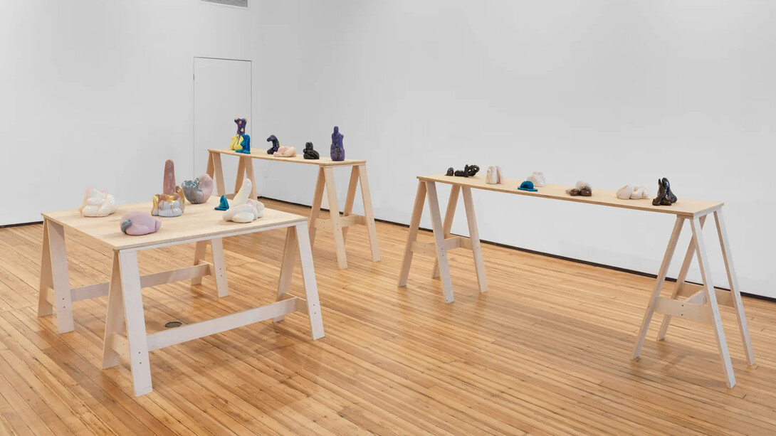 Elsa Sahal, Pulp and polish: an homage to Ken Price, exhibition view. Courtesy of Nathalie Karg Gallery