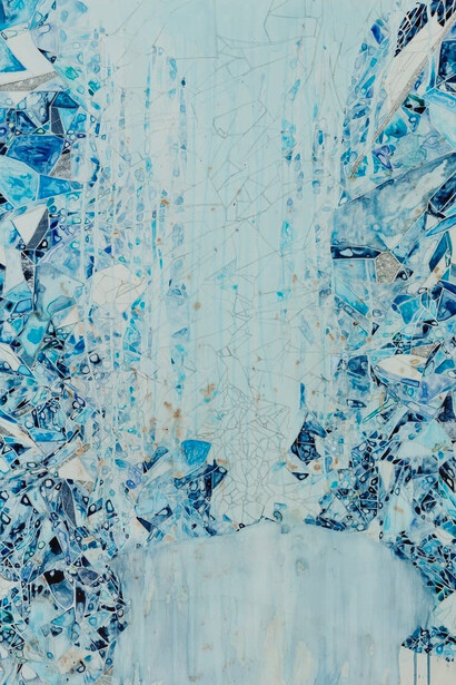 Belinda Fox, Watershed (detail). Courtesy of Maybaum Gallery