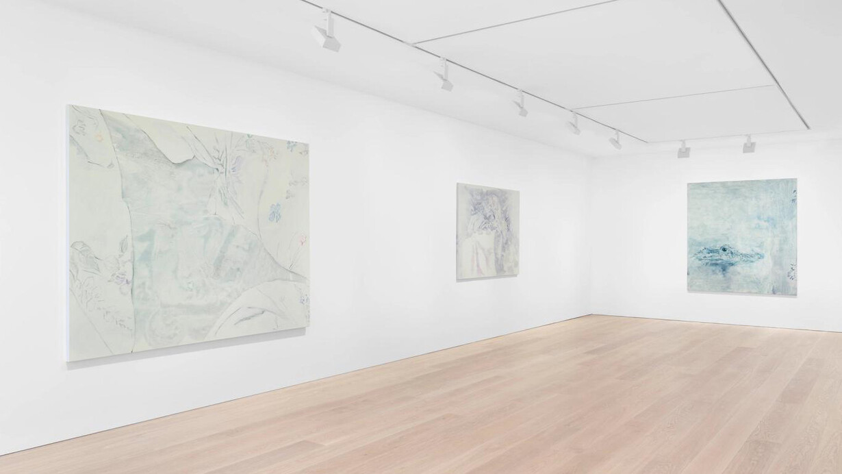 Zeinab Saleh, The space {between}, exhibition view. Courtesy of David Zwirner