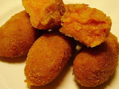 Menorca. Croquetas de sobrasada