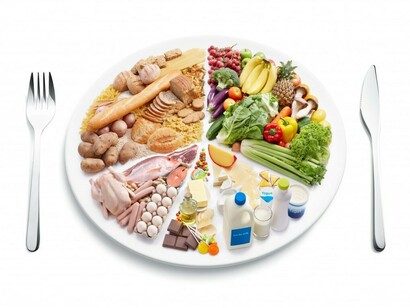 Componentes para una dieta saludable