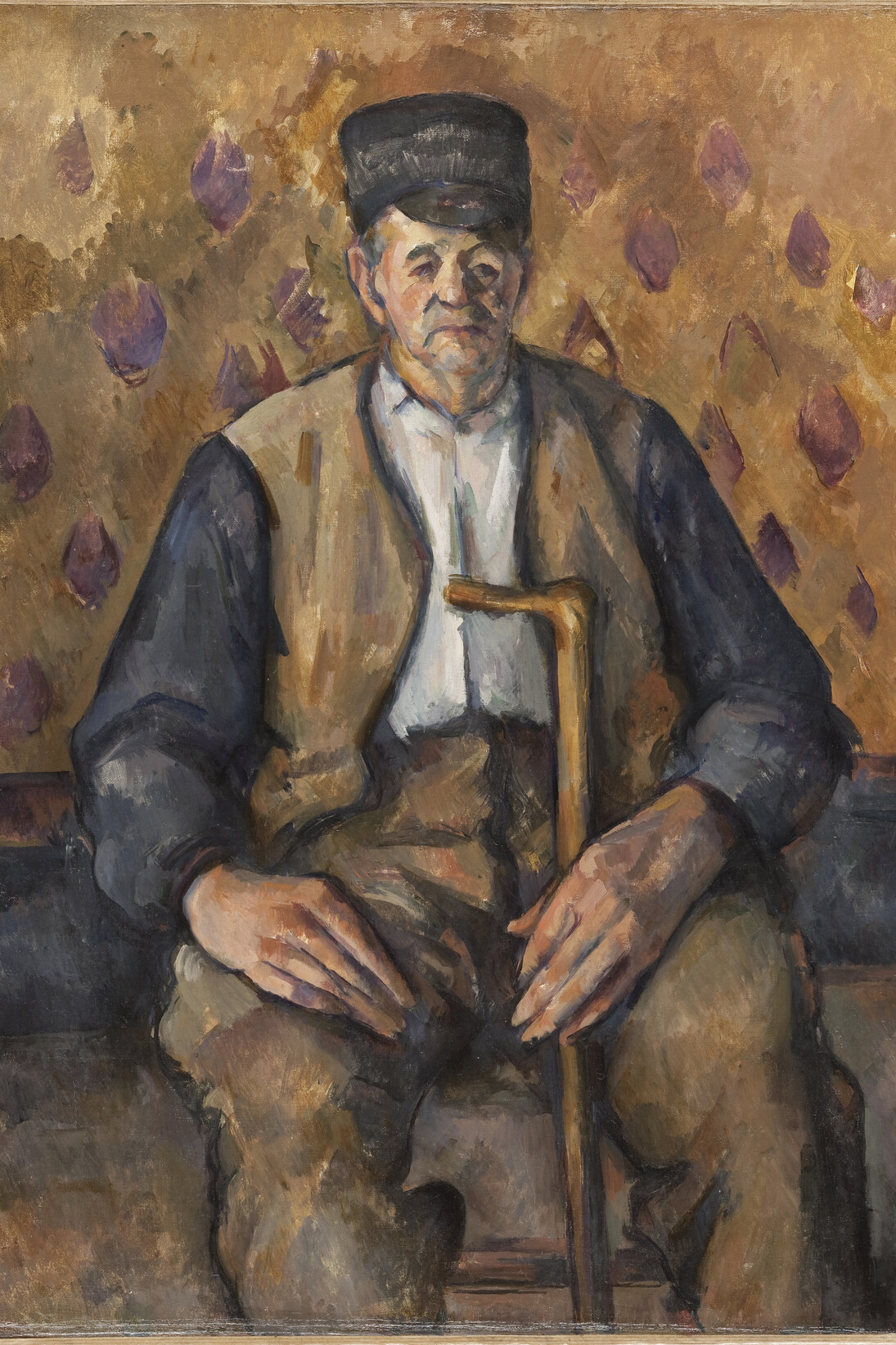 Paul Cezanne - Paysan assis