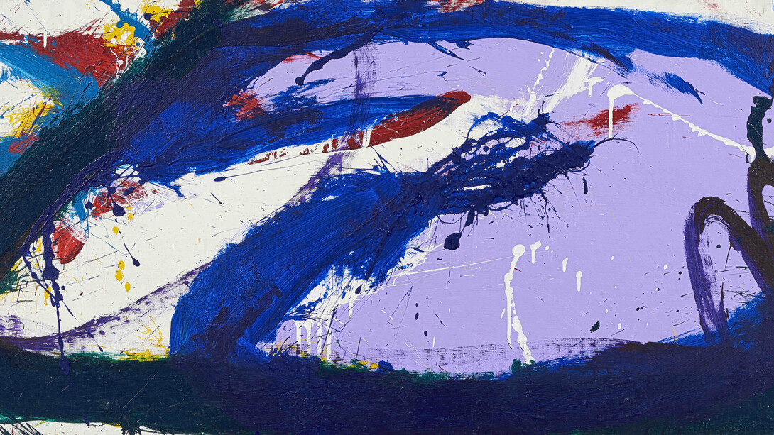 Norman Bluhm, Untitled, 1967. Cortesia di CSArt - Comunicazione per l'Arte